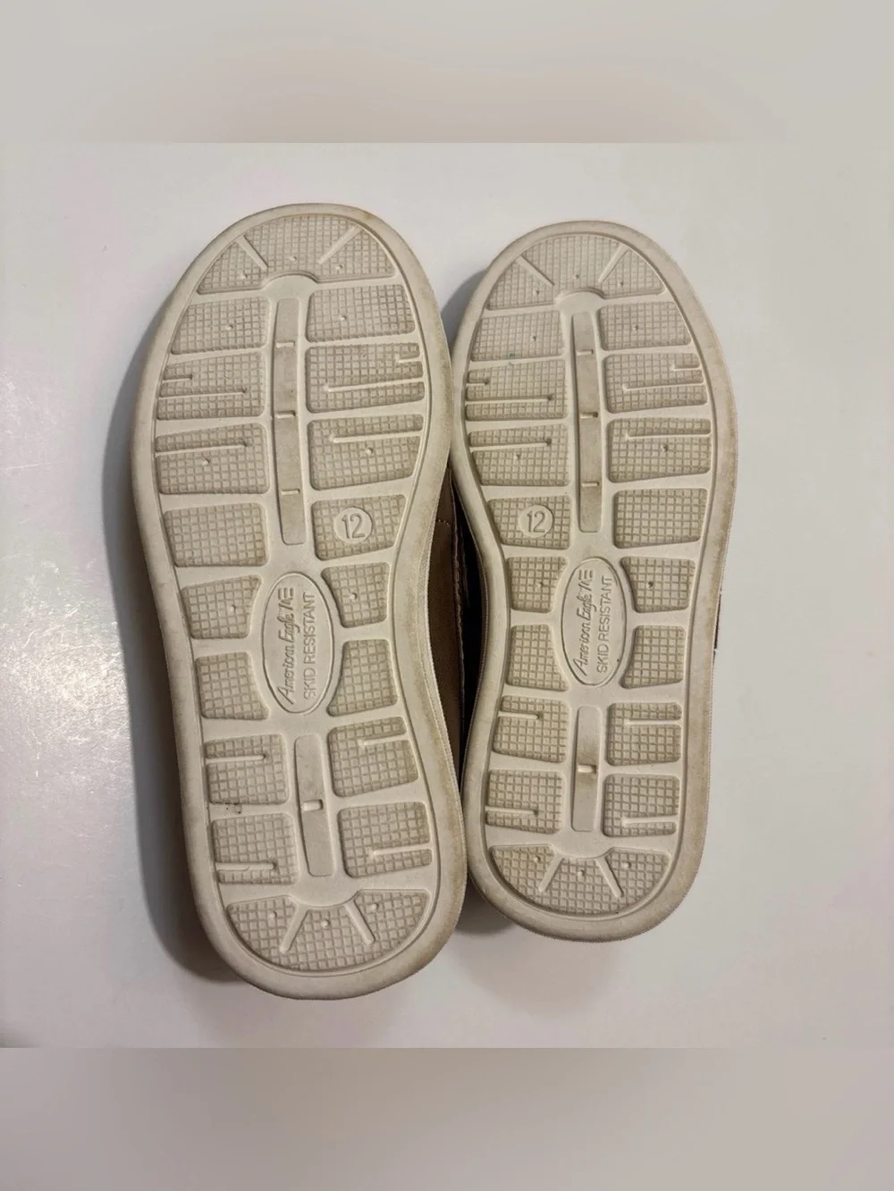 American Eagle Boys Size 12 Slip-On Casual Boat Shoes